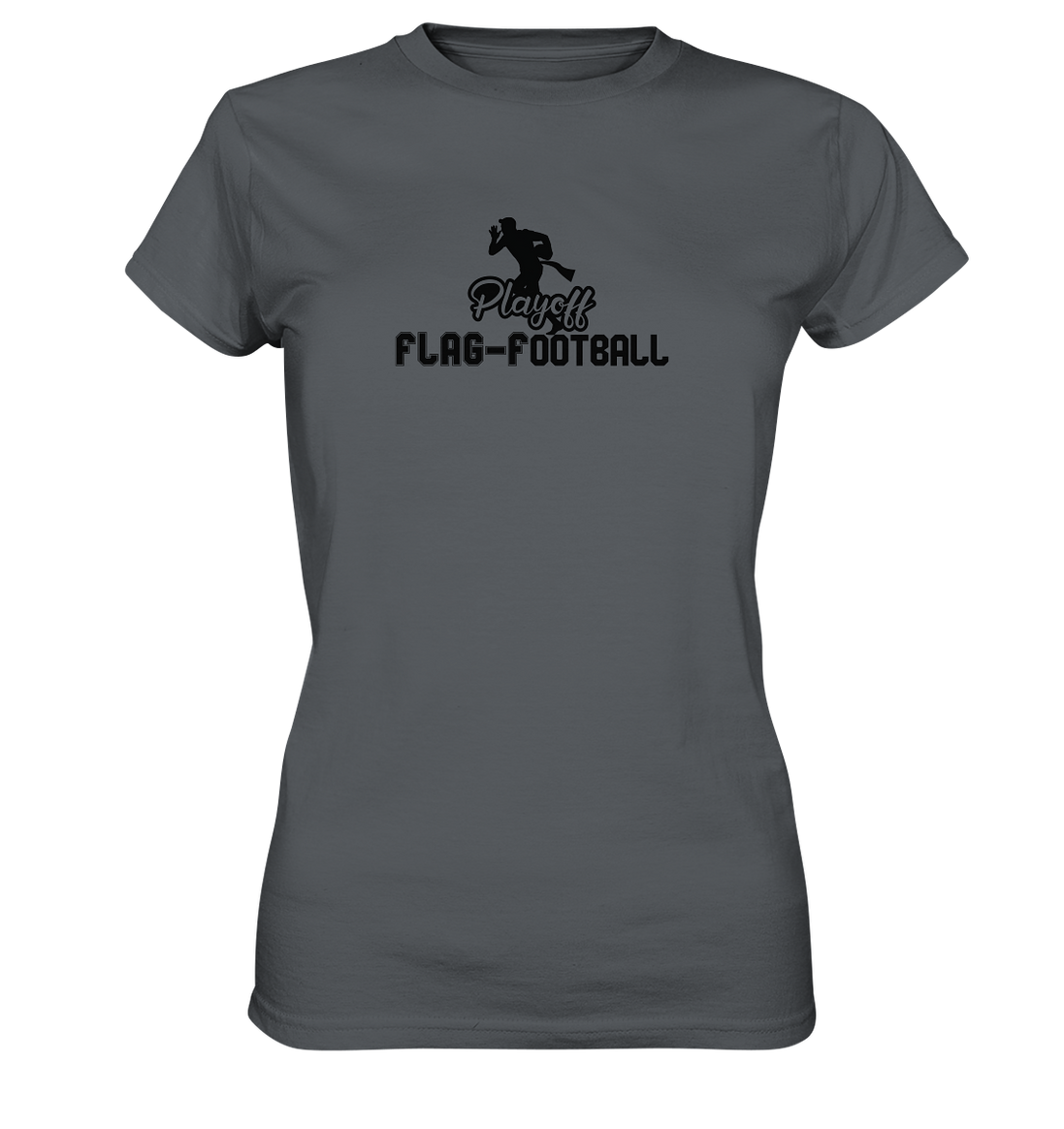 Playoff Flag Football Men Black - Ladies Premium Shirt