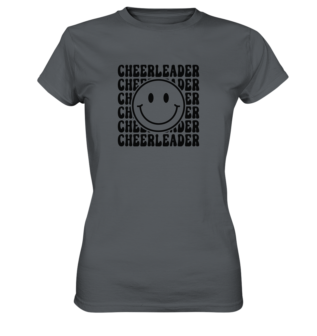 Cheerleader Smiley - Ladies Premium Shirt