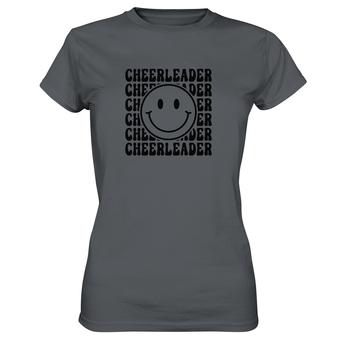 Cheerleader Smiley - Ladies Premium Shirt
