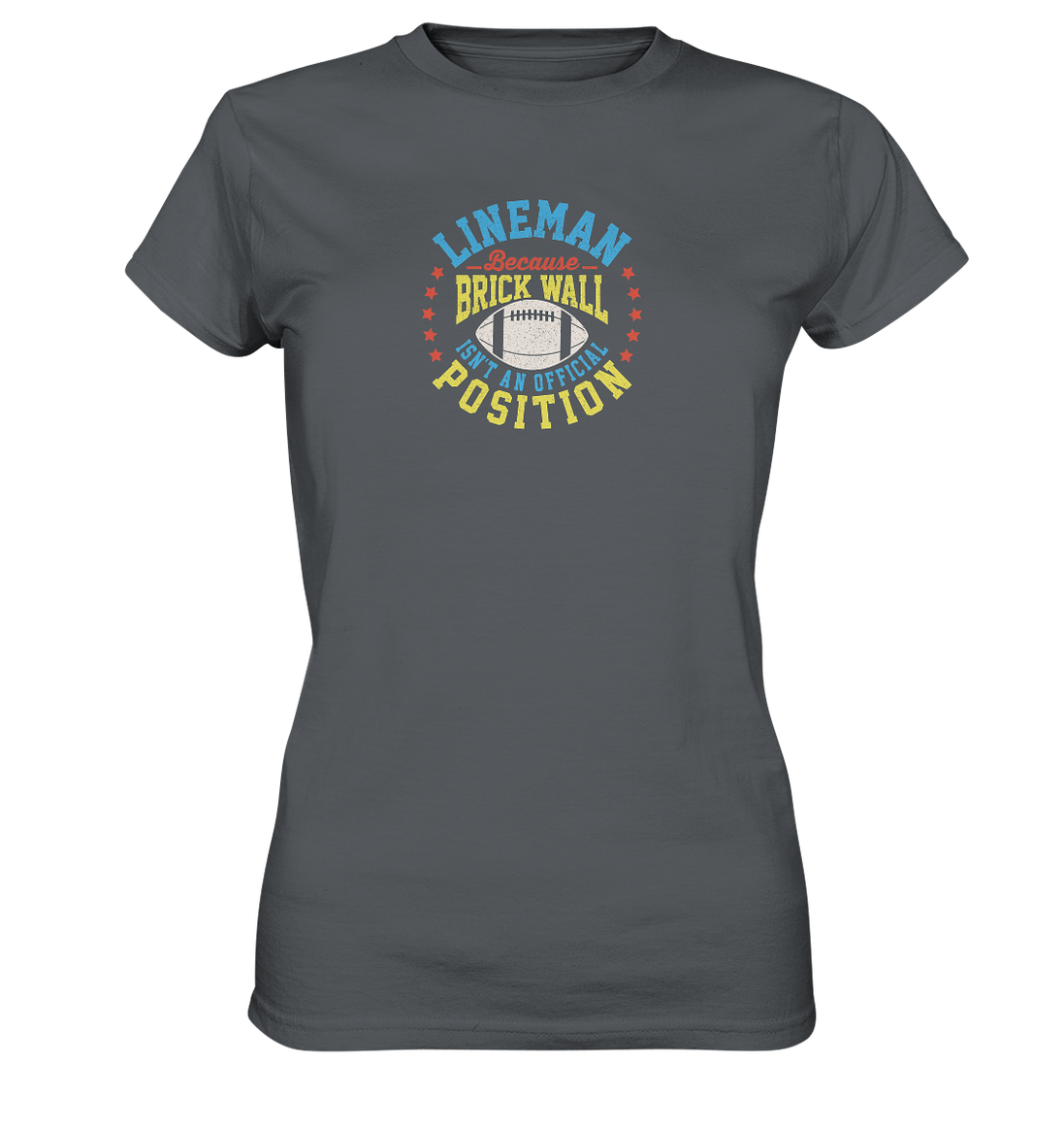 Lineman Brick Wall - Ladies Premium Shirt