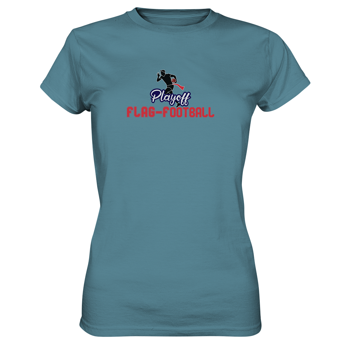 Playoff Flag Football  Men red - Ladies Premium Shirt