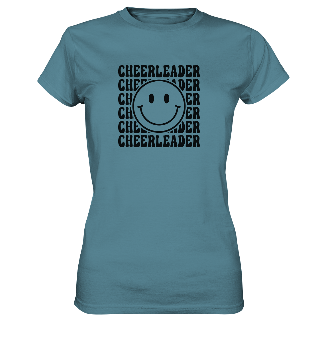 Cheerleader Smiley - Ladies Premium Shirt