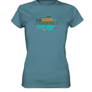 Flag Football Word Bubble - Ladies Premium Shirt