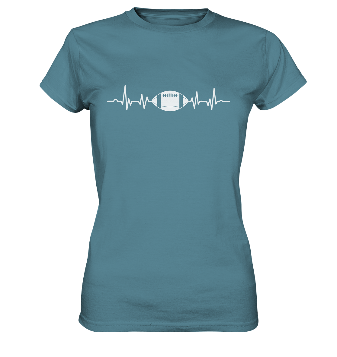 Football Heartbeat - Women's Premium Shirt