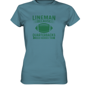 Lineman Heroes Green - Ladies Premium Shirt