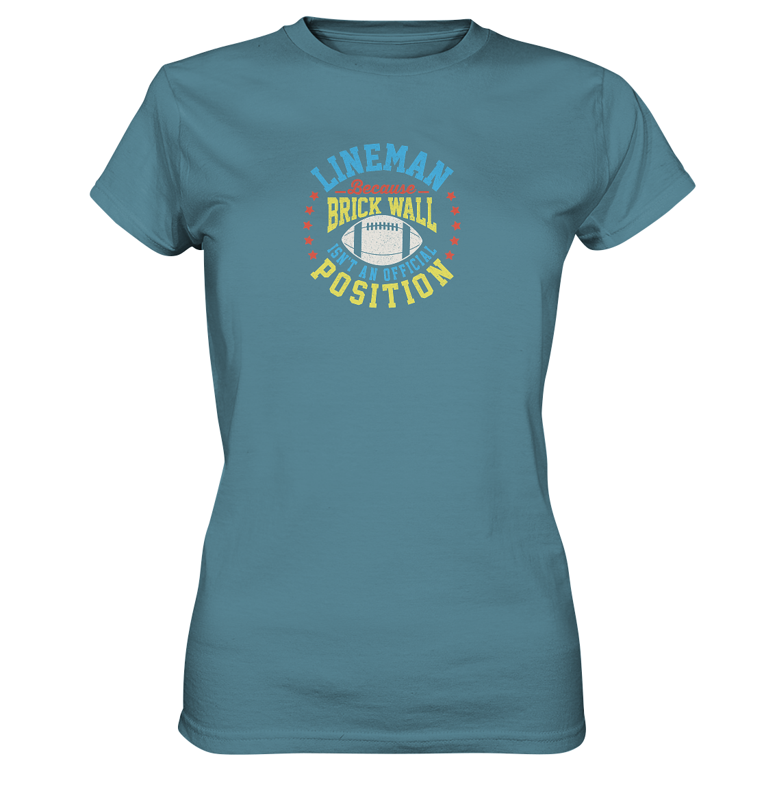 Lineman Brick Wall - Ladies Premium Shirt
