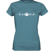 Football Heartbeat - Women's Premium Shirt