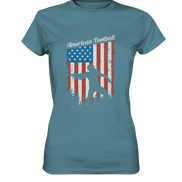 American Football Banner - Ladies Premium Shirt