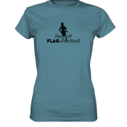 Playoff Flag Football  Women black  - Ladies Premium Shirt