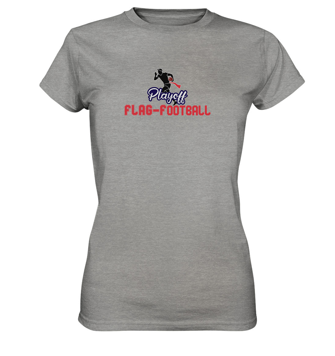 Playoff Flag Football  Men red - Ladies Premium Shirt