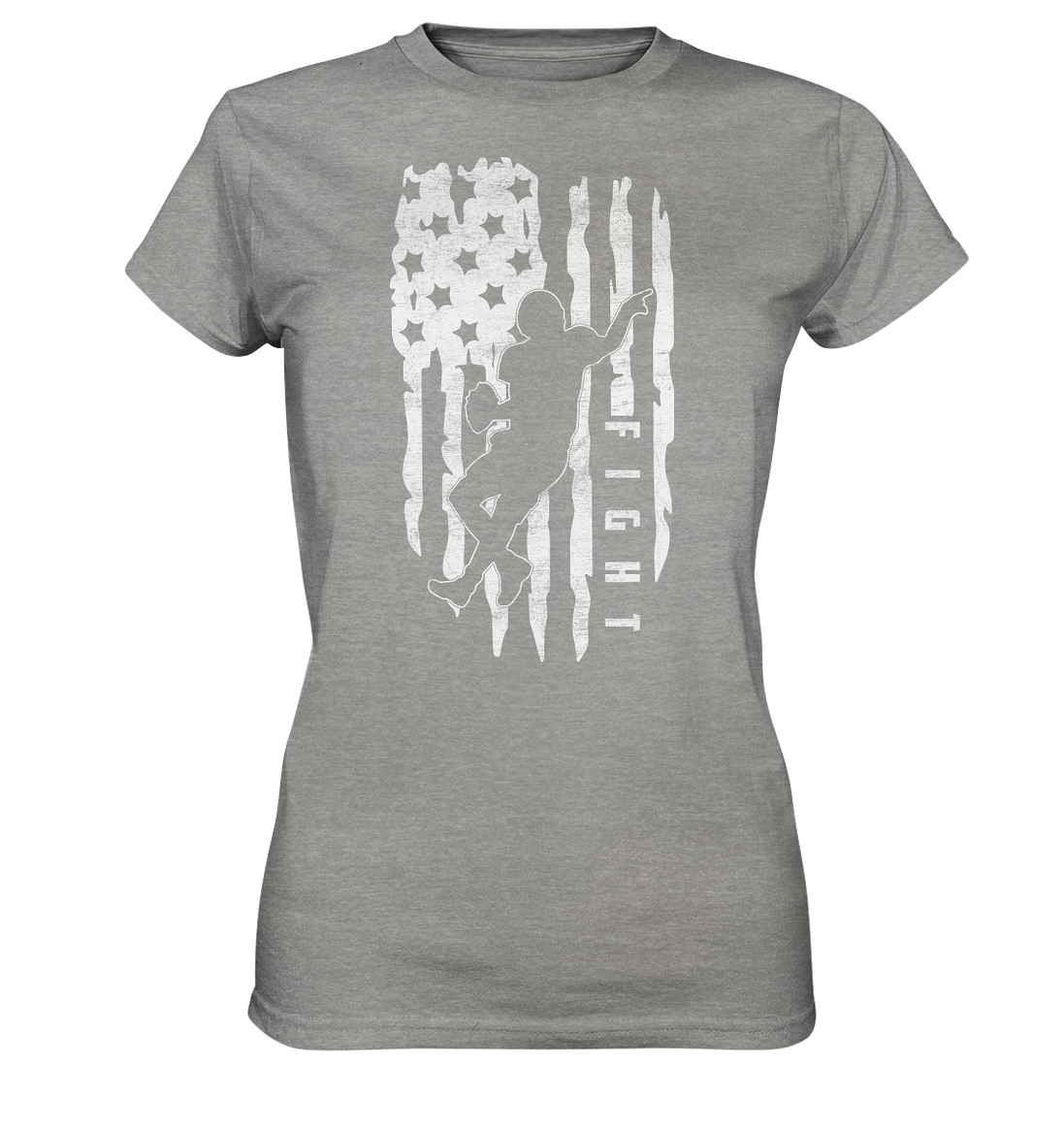 USA Flag Fight - Ladies Premium Shirt