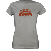 New York Football Silhoutte  - Ladies Premium Shirt