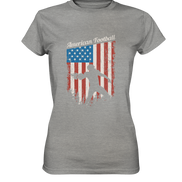 American Football Banner - Ladies Premium Shirt