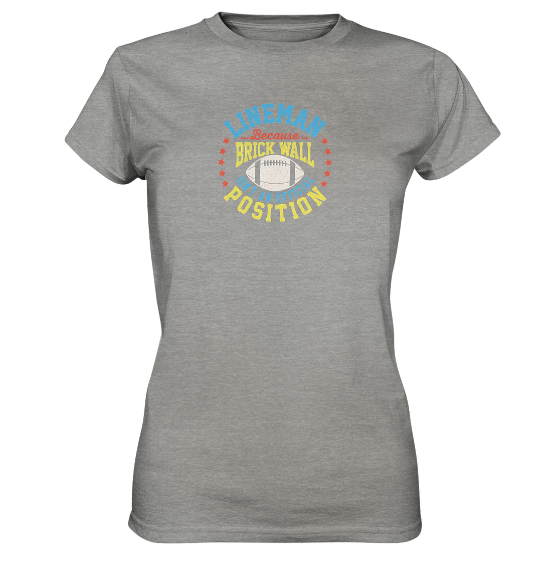 Lineman Brick Wall - Ladies Premium Shirt