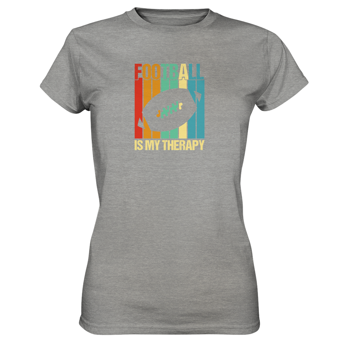 Football is my Therapy - Ladies Premium Shirt