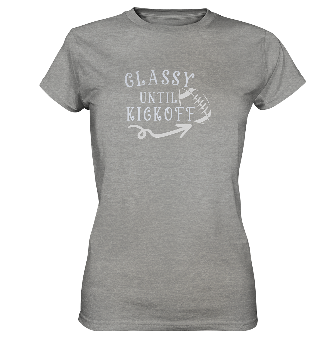Glassy until Kick Off - Women's Premium T-Shirt