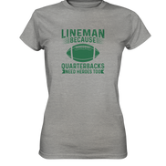 Lineman Heroes Green - Ladies Premium Shirt