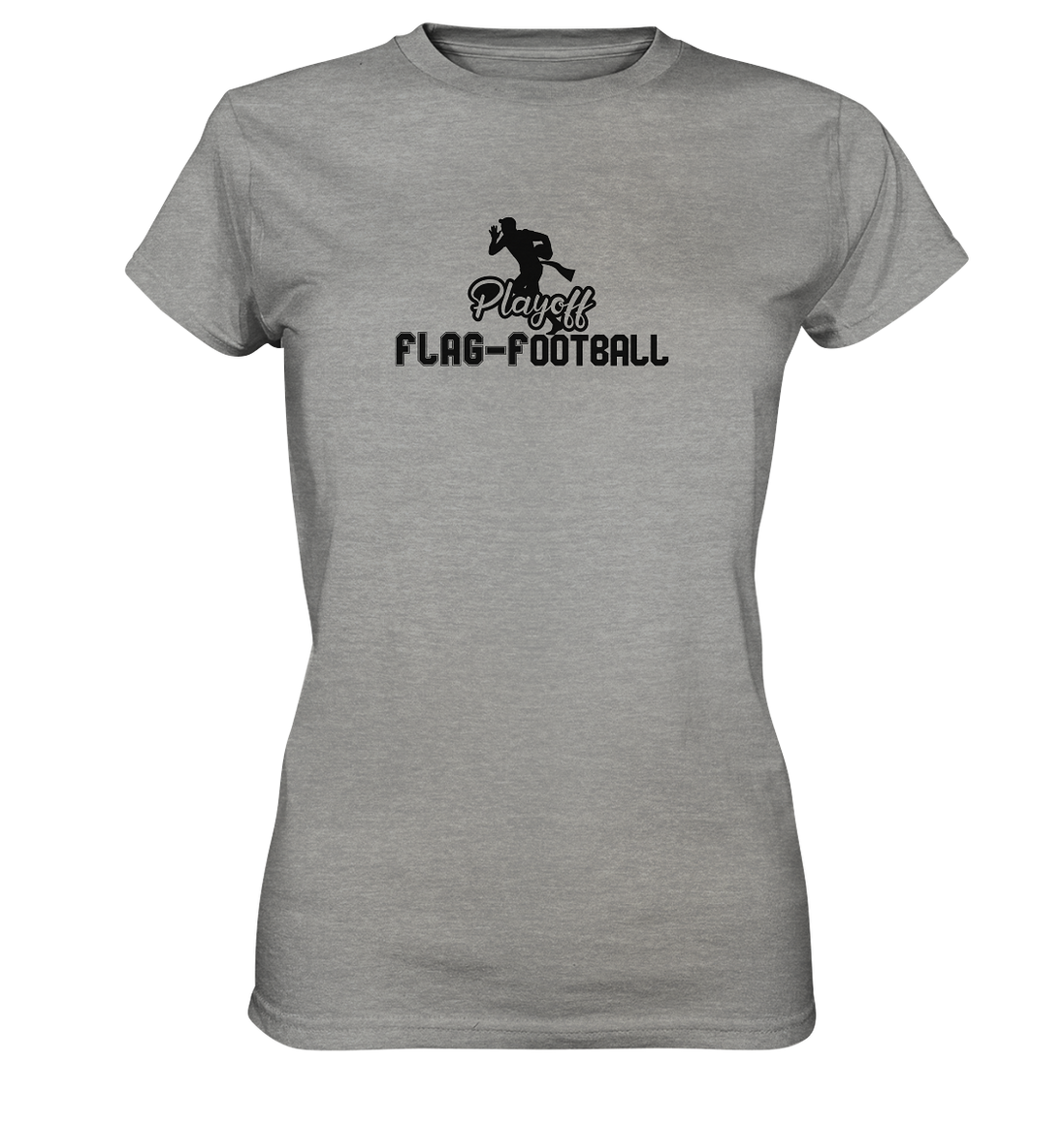Playoff Flag Football Men Black - Ladies Premium Shirt