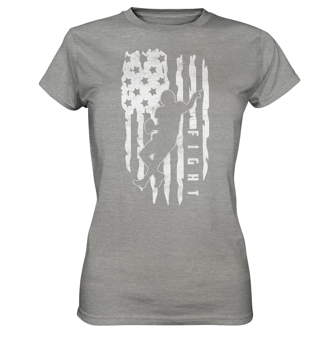 USA Flag Fight - Ladies Premium Shirt