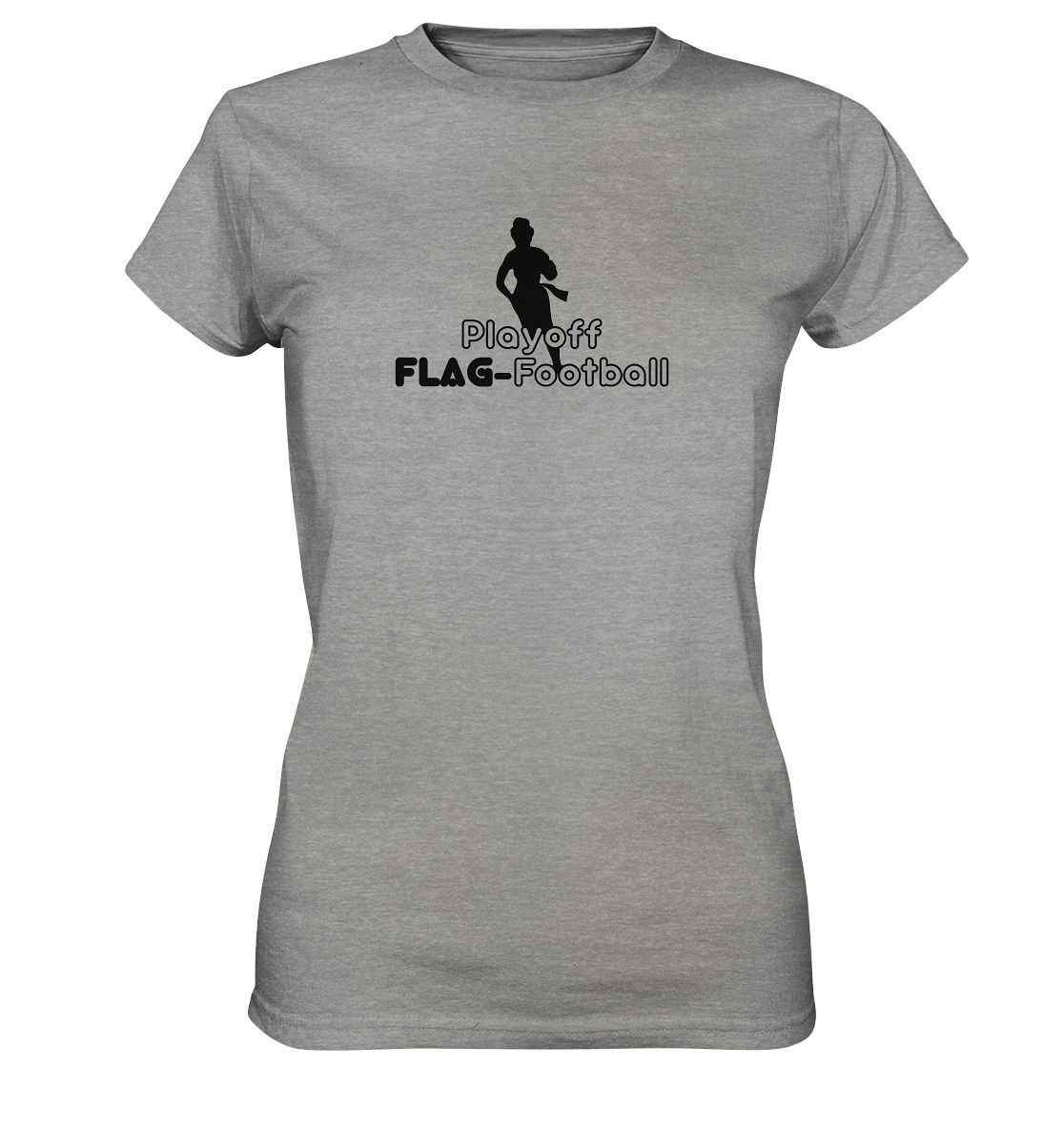 Playoff Flag Football  Women black  - Ladies Premium Shirt