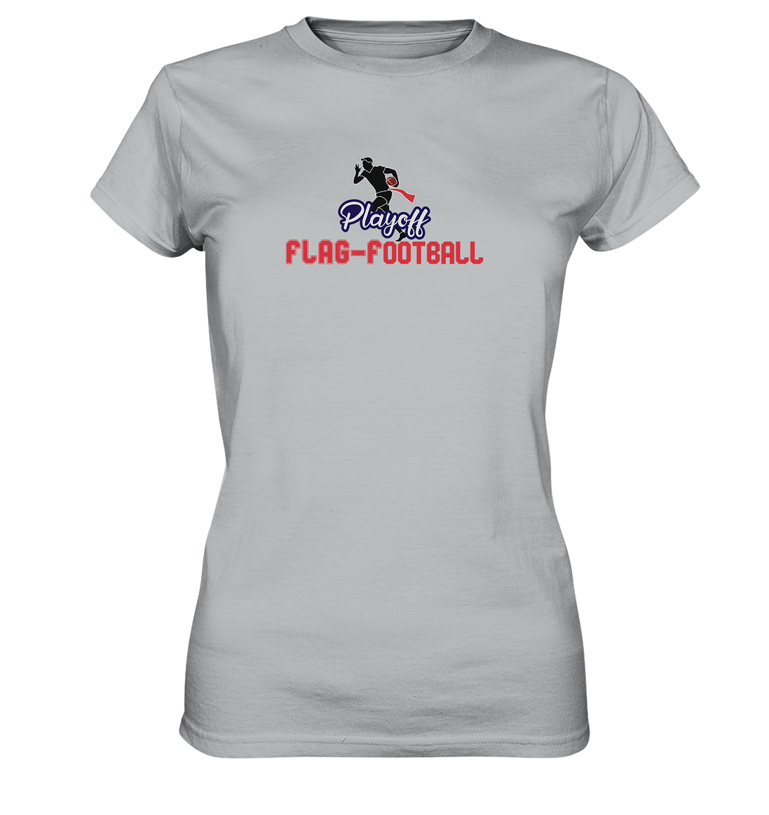 Playoff Flag Football  Men red - Ladies Premium Shirt