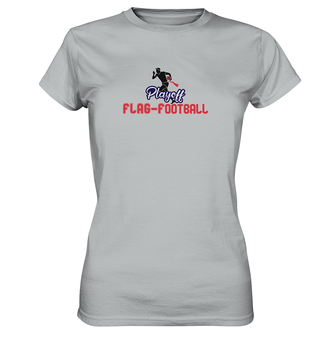 Playoff Flag Football  Men red - Ladies Premium Shirt