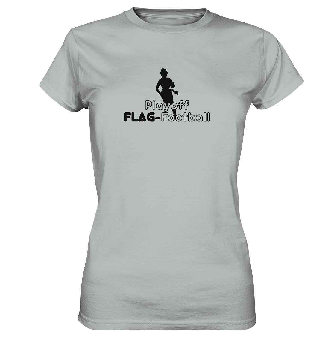 Playoff Flag Football  Women black  - Ladies Premium Shirt