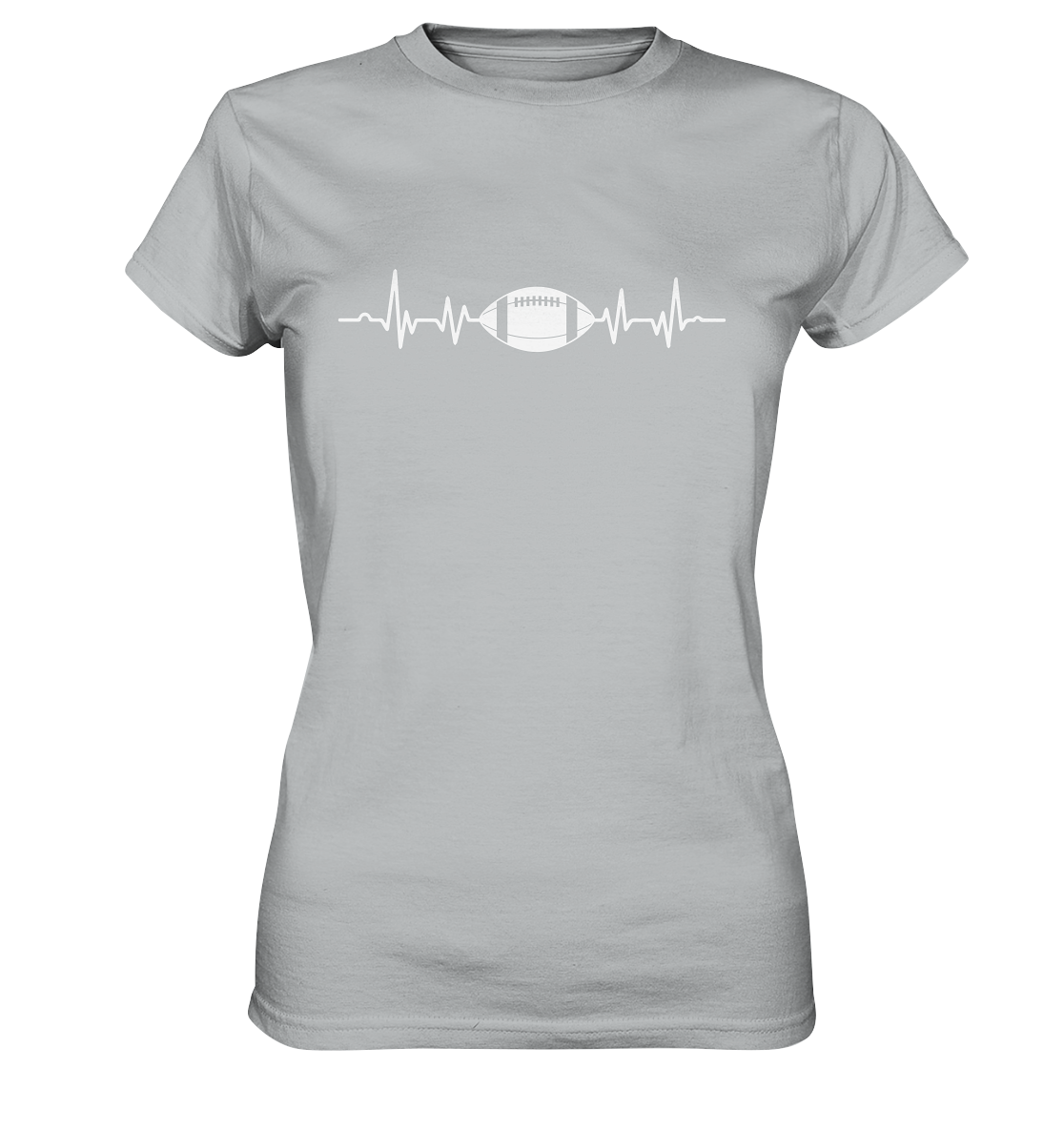 Football Heartbeat - Women's Premium Shirt