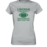 Lineman Heroes Green - Ladies Premium Shirt