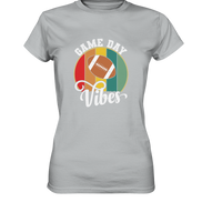 Game Day Vibes White - Ladies Premium Shirt