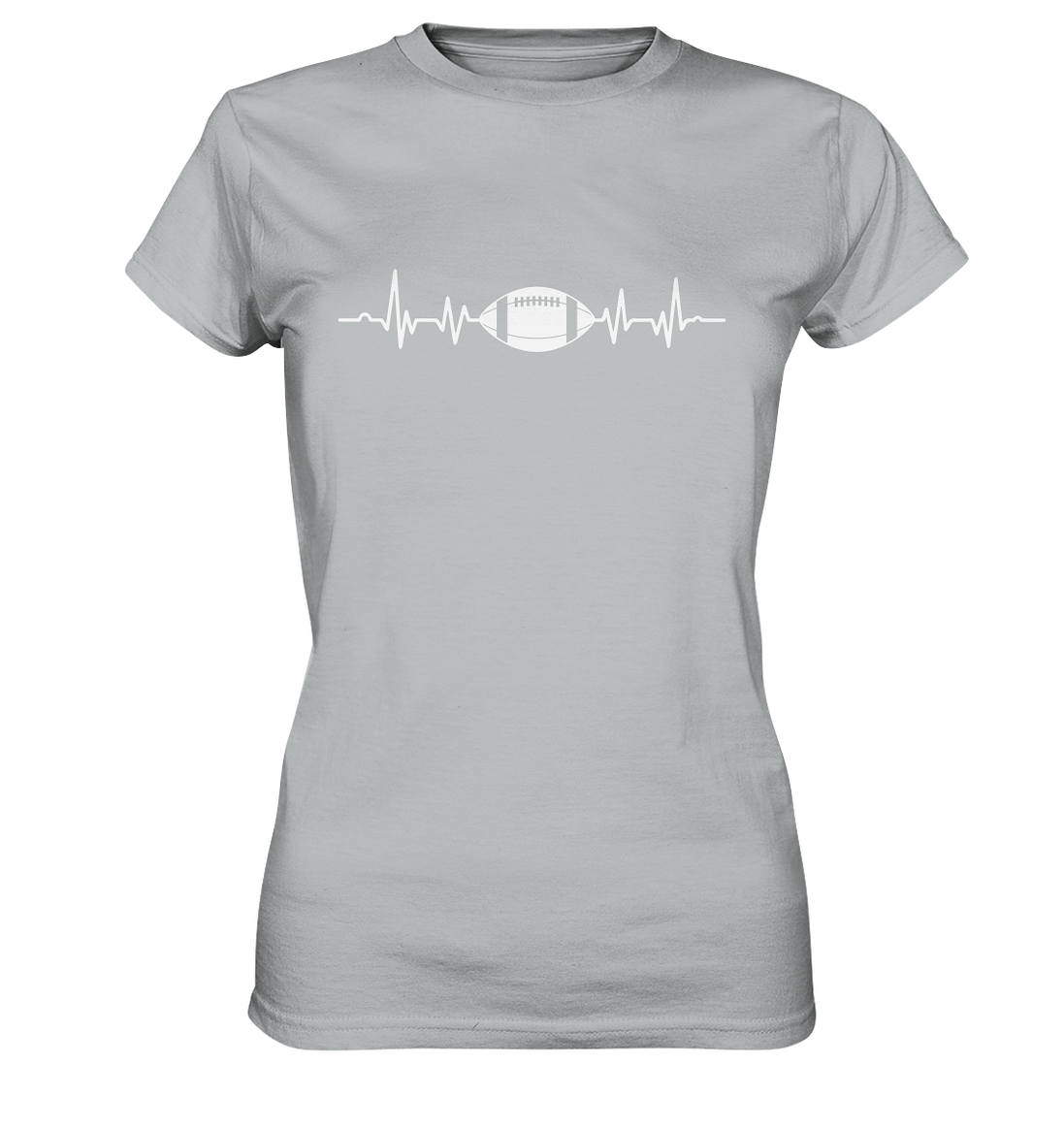Football Heartbeat - Women's Premium Shirt