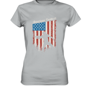 American Football Banner - Ladies Premium Shirt