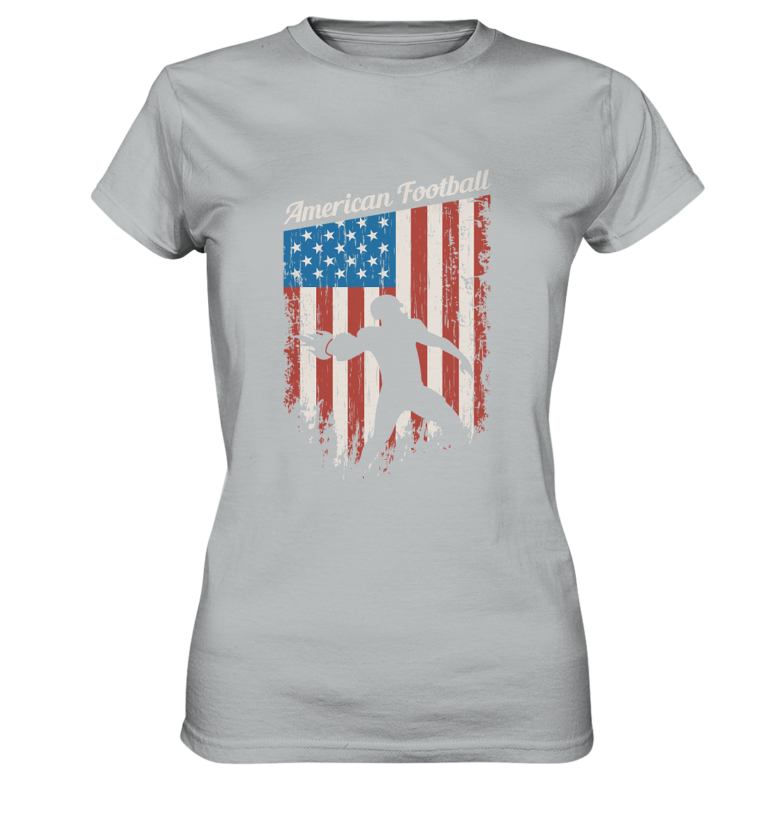 American Football Banner - Ladies Premium Shirt