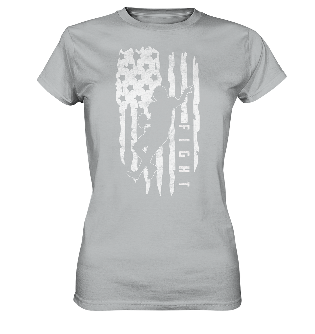 USA Flag Fight - Ladies Premium Shirt