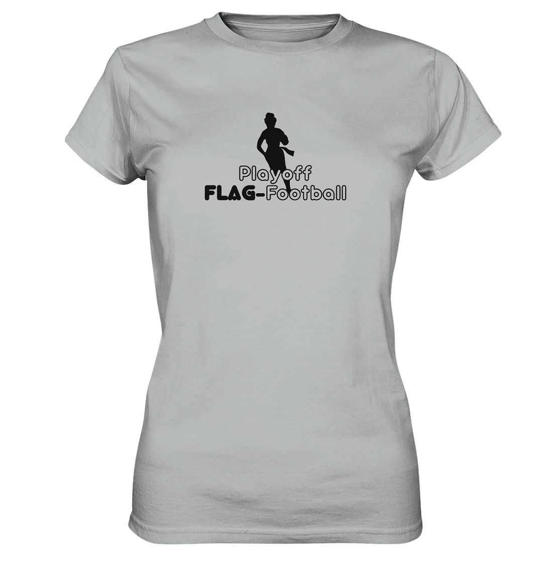 Playoff Flag Football  Women black  - Ladies Premium Shirt