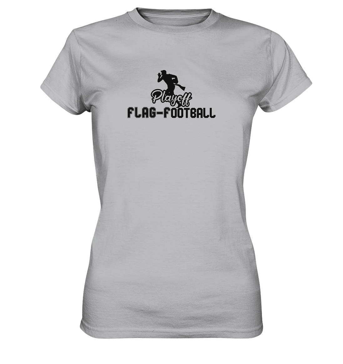 Playoff Flag Football Men Black - Ladies Premium Shirt