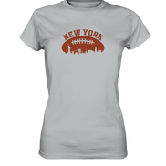 New York Football Silhoutte  - Ladies Premium Shirt