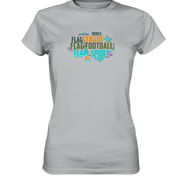 Flag Football Word Bubble - Ladies Premium Shirt