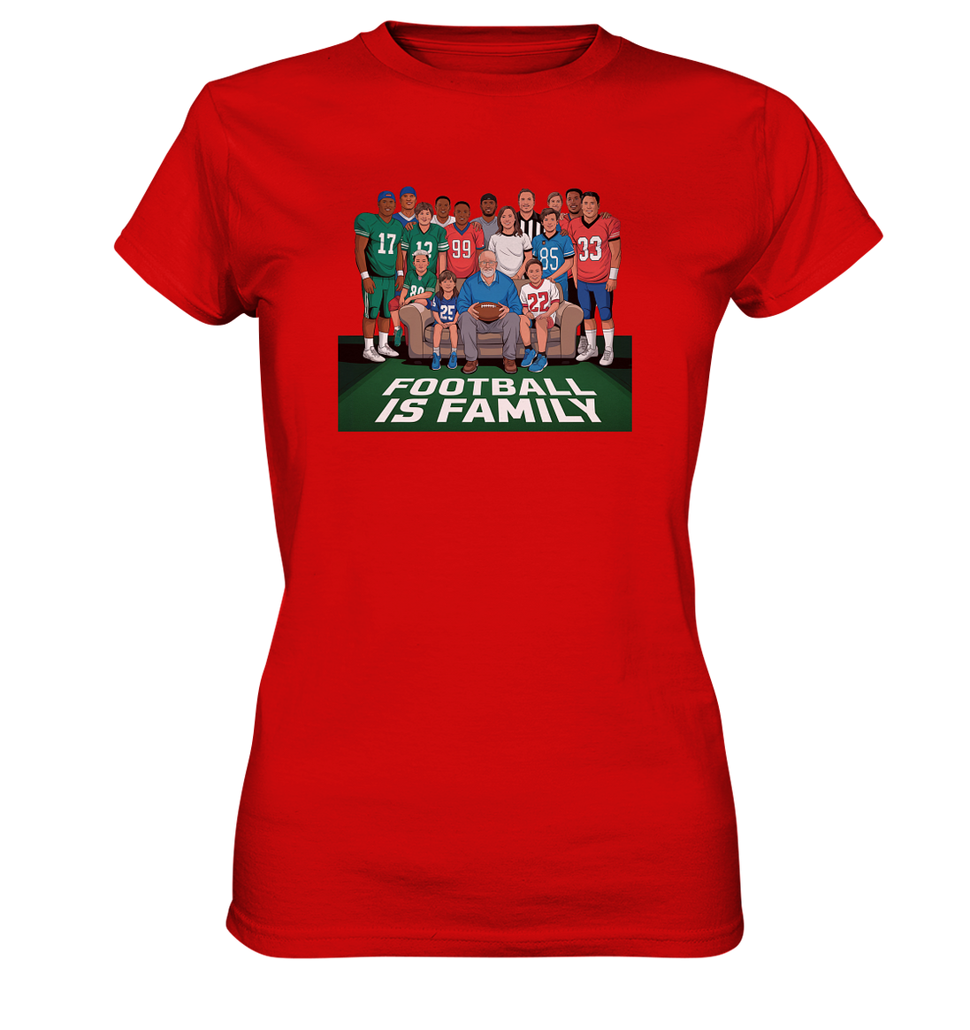 Football is Family - Ladies Premium Shirt