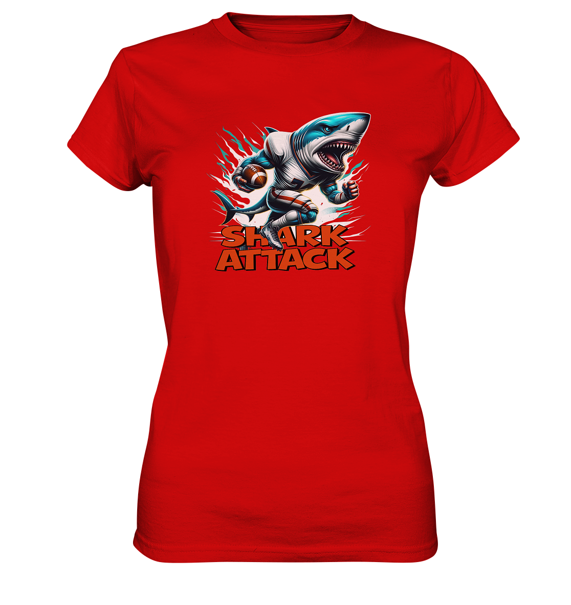 Shark Attack - Ladies Premium Shirt