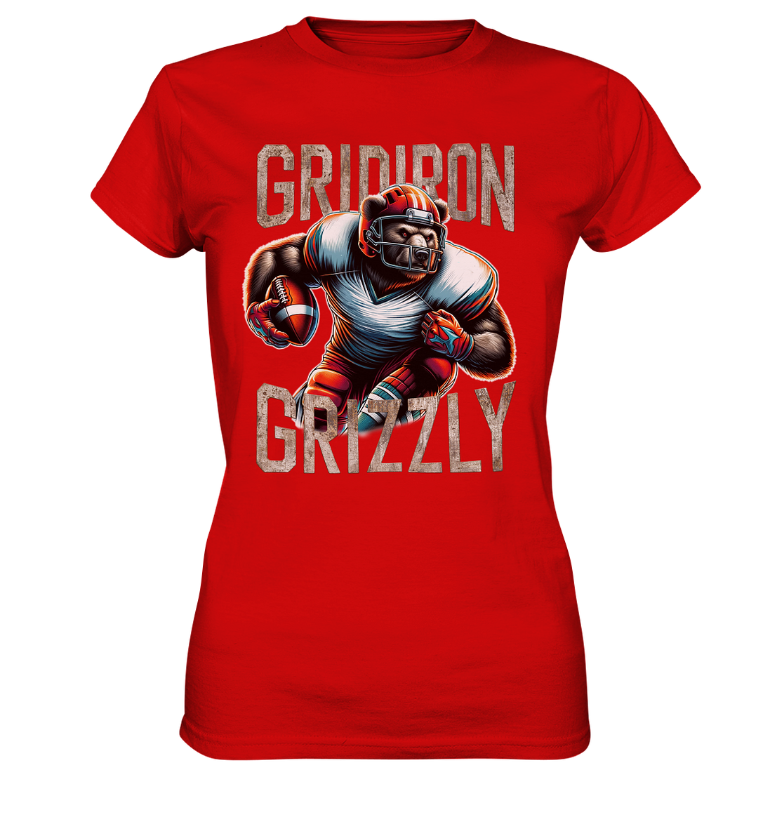 Gridiron Grizzly - Ladies Premium Shirt