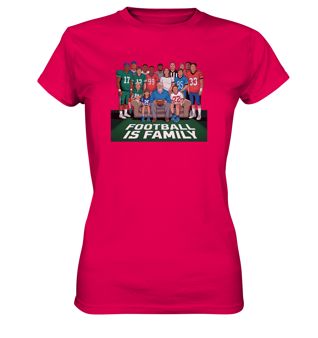 Football is Family - Ladies Premium Shirt