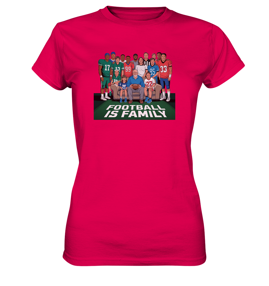 Football is Family - Ladies Premium Shirt