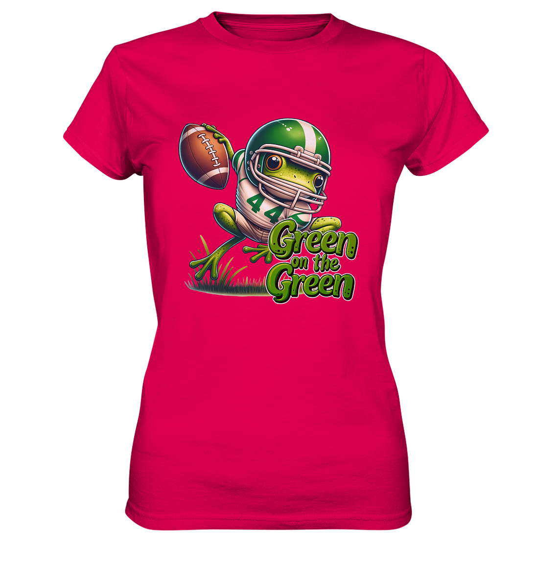 Green Frog   - Ladies Premium Shirt