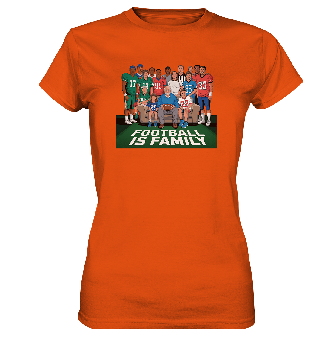 Football is Family - Ladies Premium Shirt