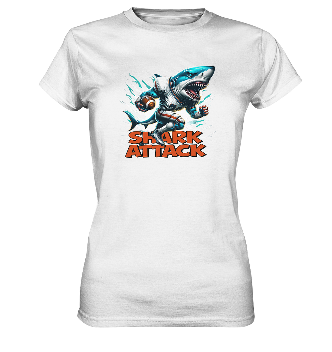 Shark Attack - Ladies Premium Shirt