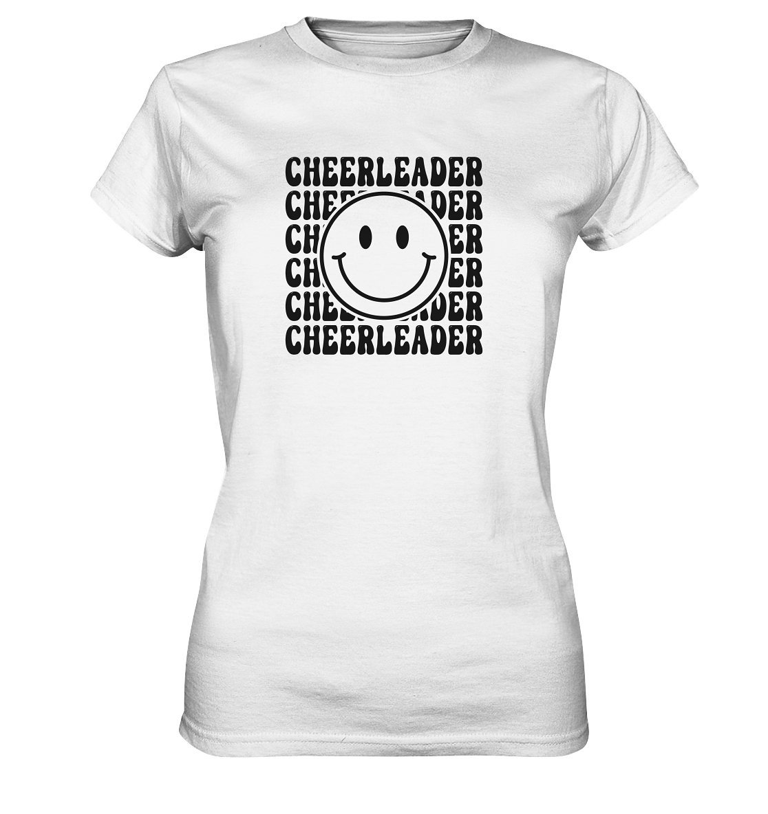 Cheerleader Smiley - Ladies Premium Shirt