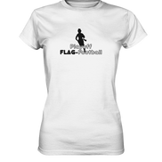 Playoff Flag Football  Women black  - Ladies Premium Shirt