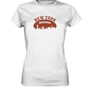New York Football Silhoutte  - Ladies Premium Shirt