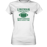 Lineman Heroes Green - Ladies Premium Shirt